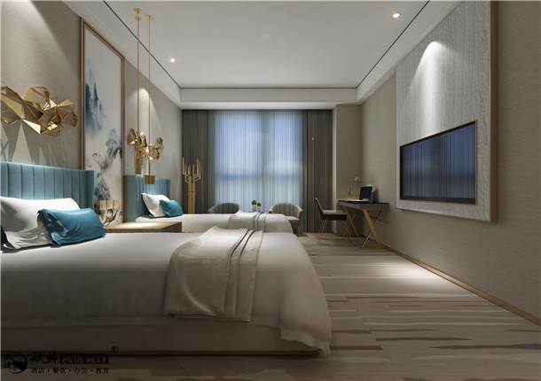 银川装修网现代酒店装修设计方案|增加现代艺术质感的升华