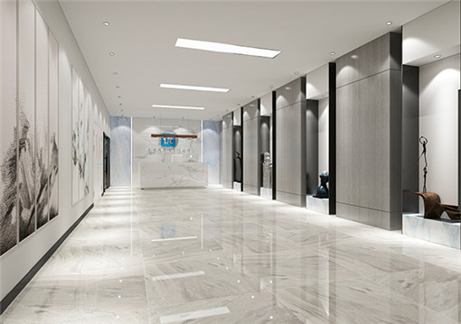 银川装修网优胜办公室设计|简单的色彩与线条打造出高端的格调