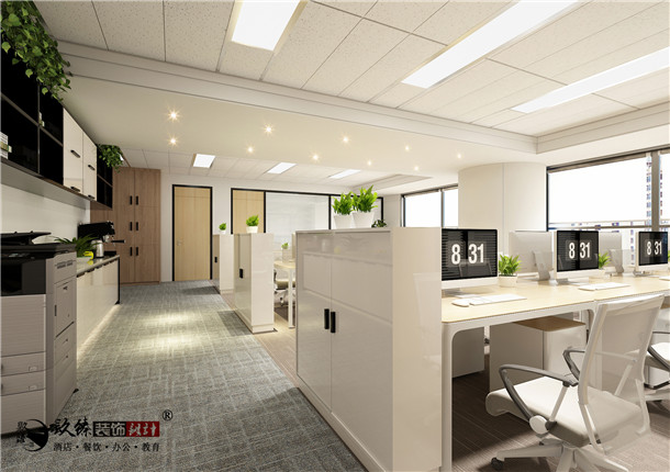 银川装修网蒲惠办公室设计|构建一个心阅自然的室内形态空间