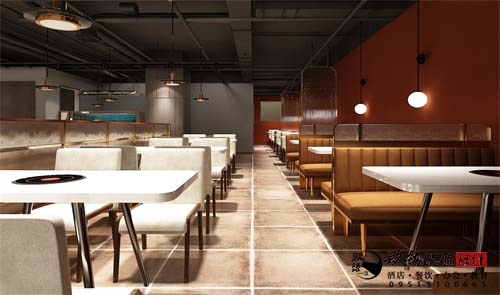 银川装修网黎氏餐厅装修设计方案，温馨的小时尚空间